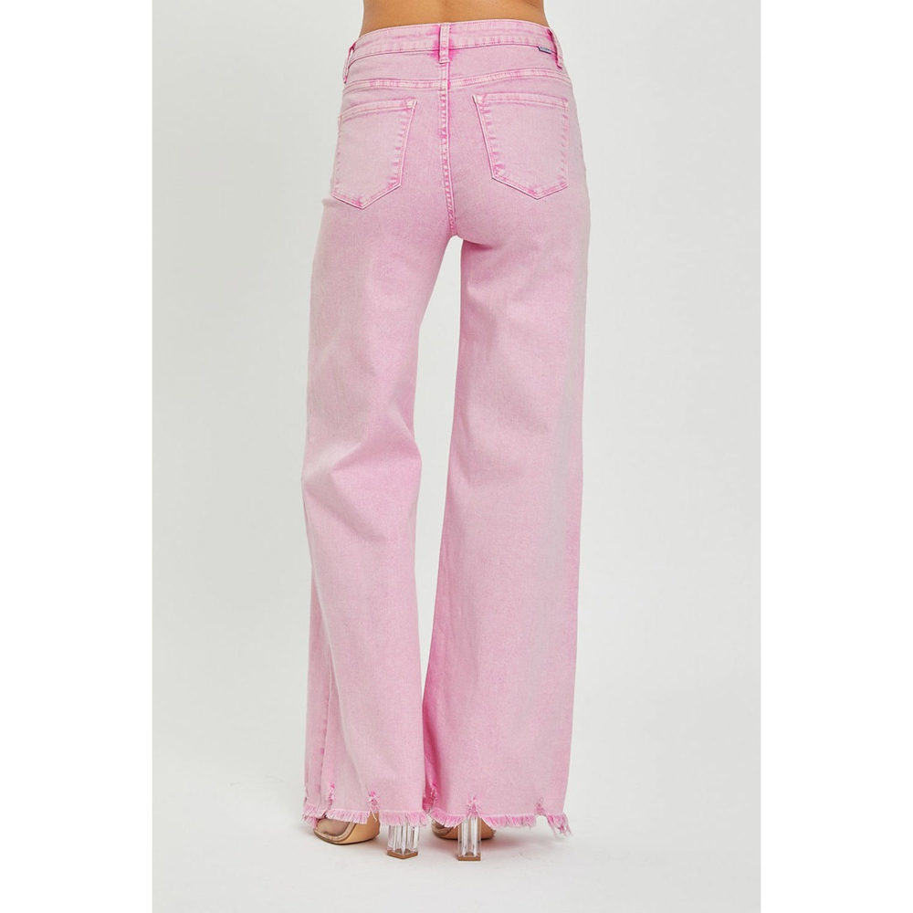 RISEN High Rise Wide Leg Jeans - Picture 2 of 5